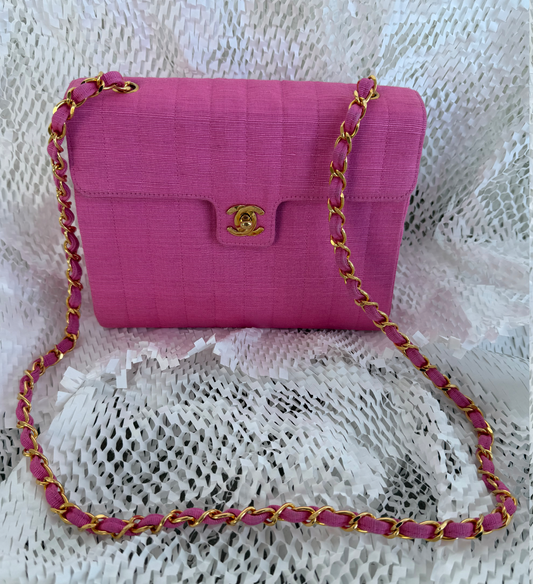 Chanel Pink Mademoiselle Shoulder Bag [91–94]